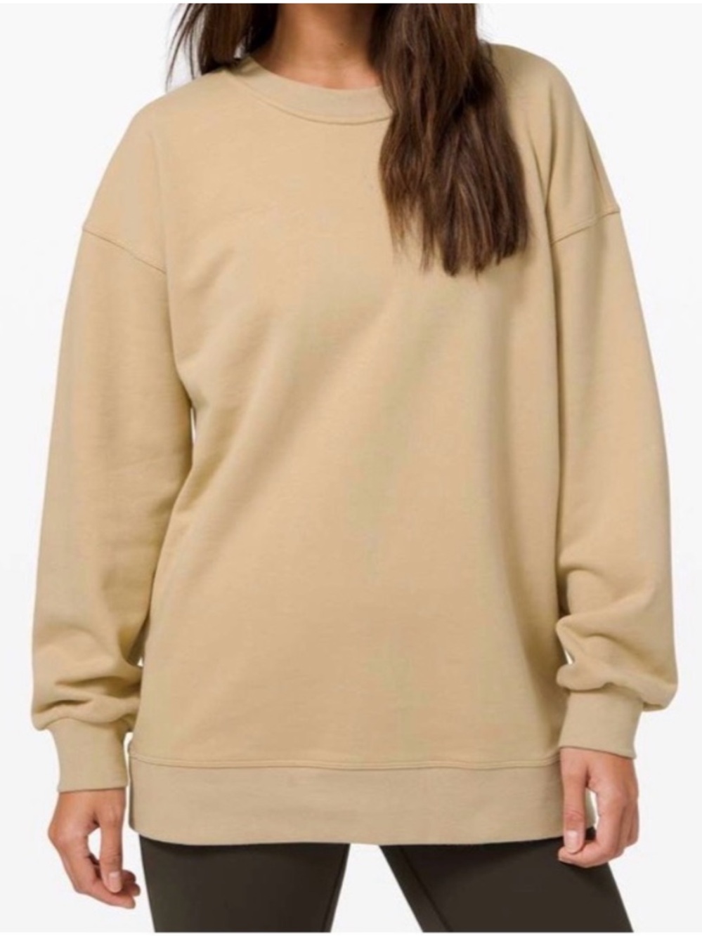 Lululemon Trench Perfectly
Oversized Crew 10 Sweatshirt beige